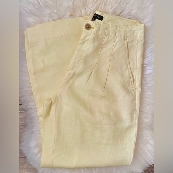 Banana Republic Linen Wide Leg Pants - Picture 4 of 14